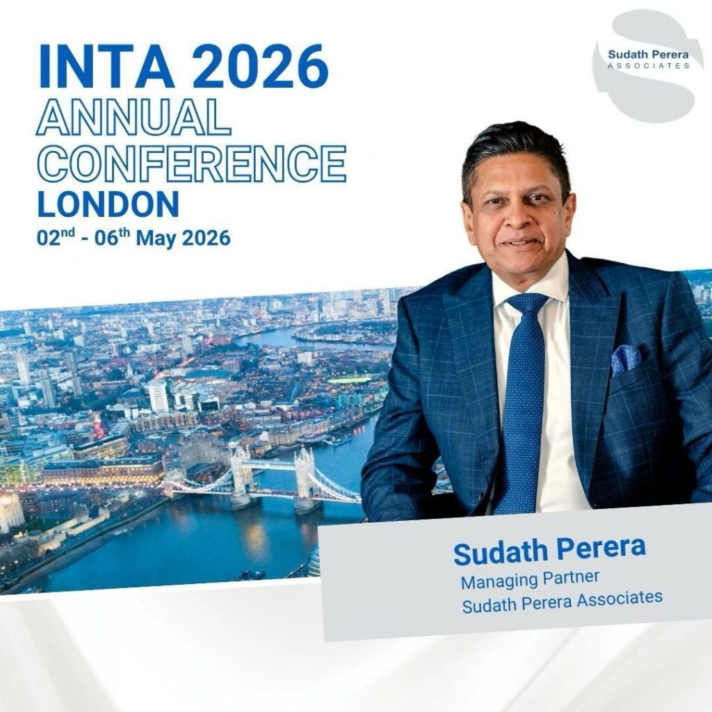 Our Founder-Managing Partner, Sudath Perera, will be in London for the International Trademark Association (INTA) Annual Meeting from 2nd - 8th May 2026.